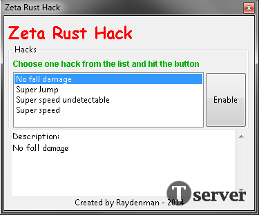 Чит Zeta Rust Hack